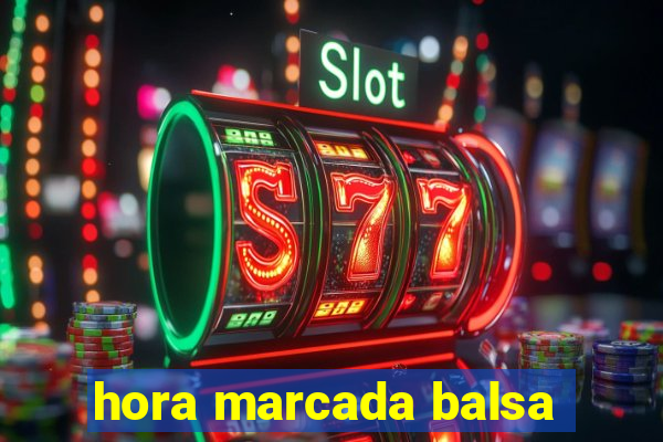 hora marcada balsa